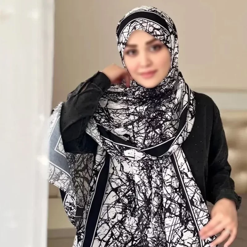 شال نخ طرح ختن