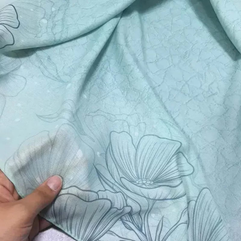 روسری نخ طرح ندا بنفش