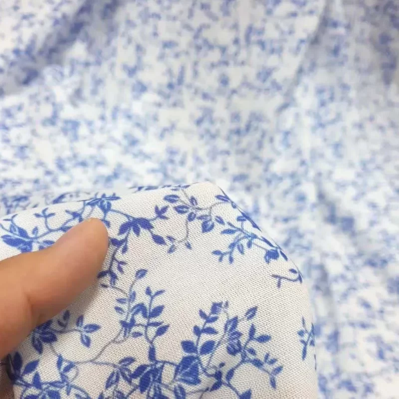 روسری نخ طرح سوگند آبی
