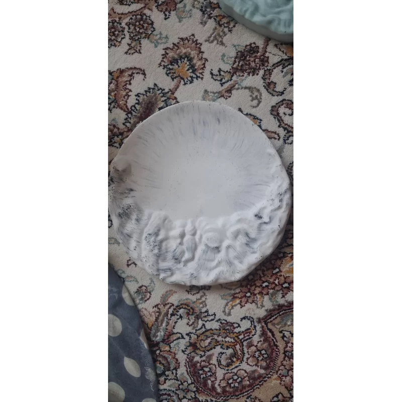 بشقاب سنگی طرح ماه و بابا نوئل کد 1900MPO