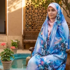چادر مجلسی رنگی کد 34814