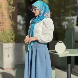 روسری نخ طرح اطلس