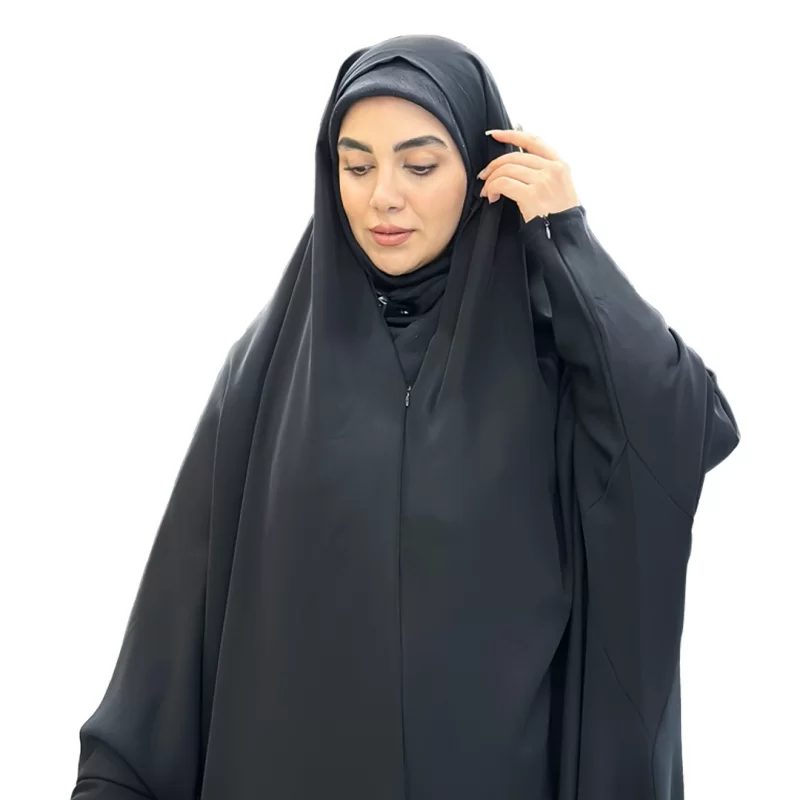 چادر مشکی عربی جلابیب کرپ حریر قطری