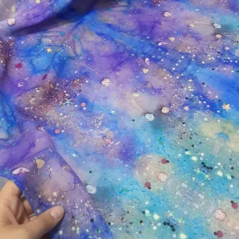 روسری نخ طرح ساحل