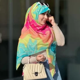 روسری نخ طرح درسا