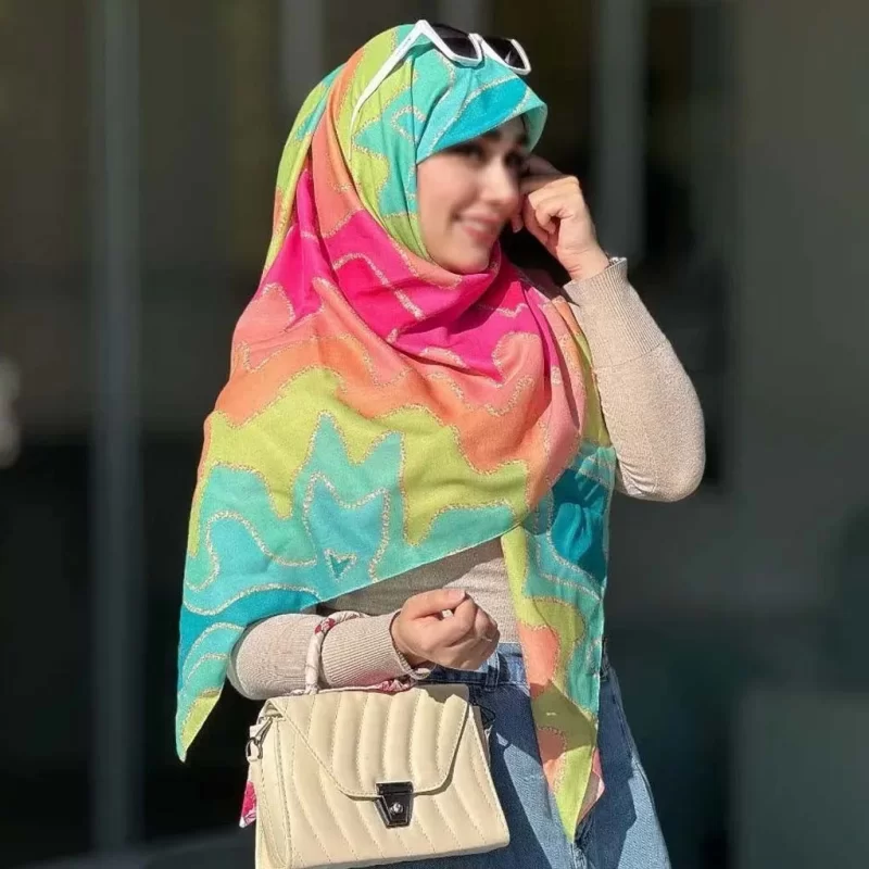 روسری نخ طرح درسا