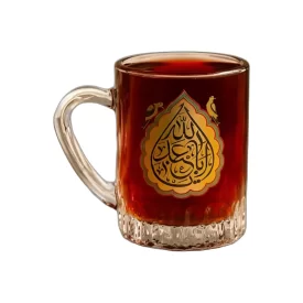 استکان قلمی عربی ذکر اباعبدالله (ع) - بسته 48 عددی