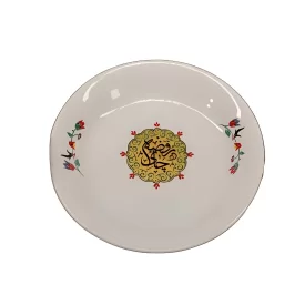 نعلبکی چینی تقدیس طرح چای روضه - بسته 36 عددی