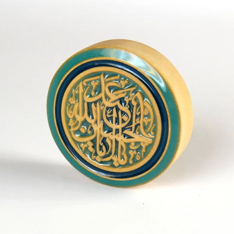 مهر نماز پخته شده ساجد طرح ابا عبدالله حسین (ع)