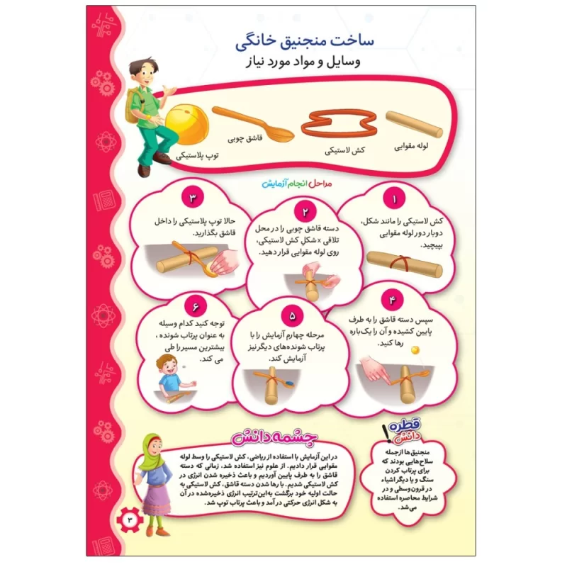 کتاب مجموعه آزمایش های خانگی گردوی دانش جلد 12 - نشر توتک