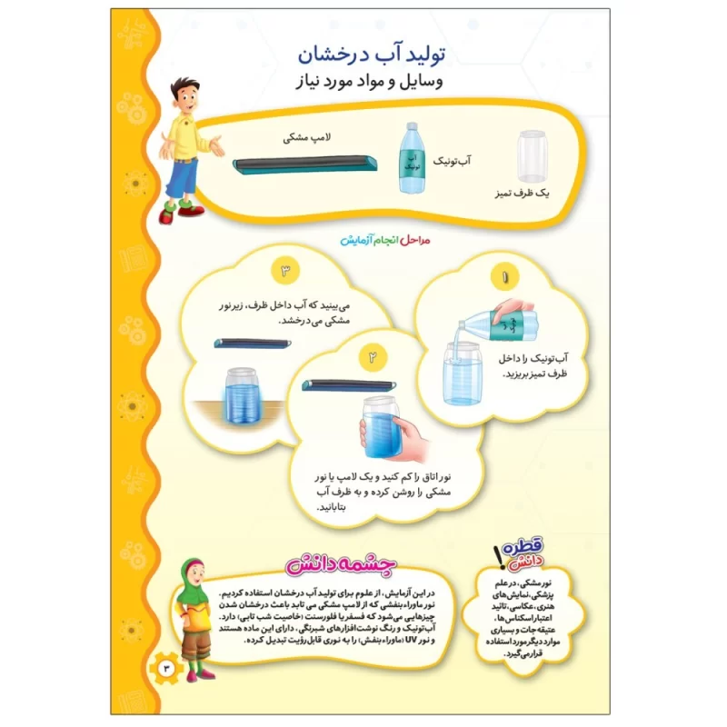 کتاب مجموعه آزمایش های خانگی گردوی دانش جلد جلد 09 - نشر توتک
