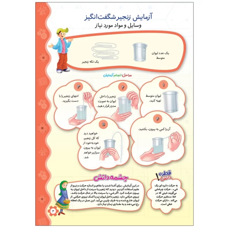 کتاب مجموعه آزمایش های خانگی گردوی دانش جلد 07 - نشر توتک