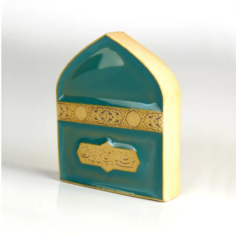مهر نماز پخته شده ساجد بسته 4 عددی