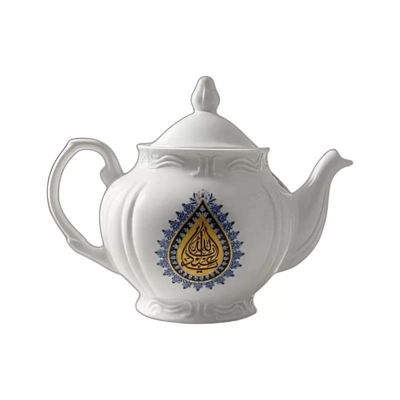 قوری چینی اباعبدالله (ع) حجم یک لیتر