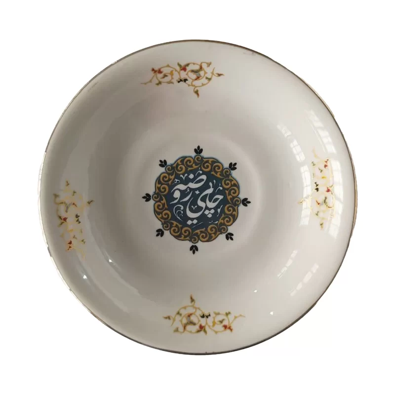 نعلبکی چینی روضه جعبه - بسته 36 عددی