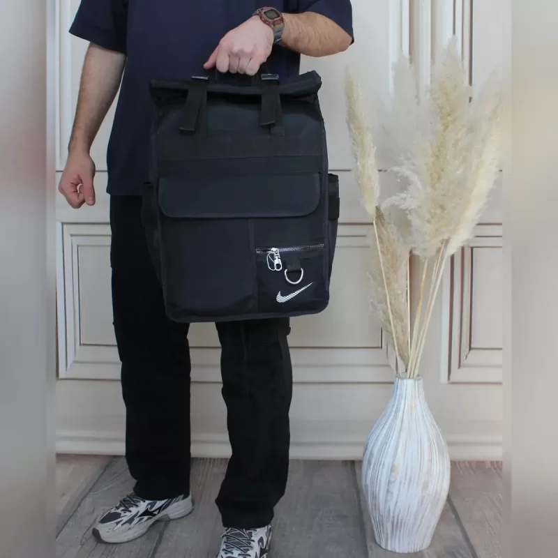 کوله پشتی اسپرت پارچه‌ ای طرح نایک کد 9352