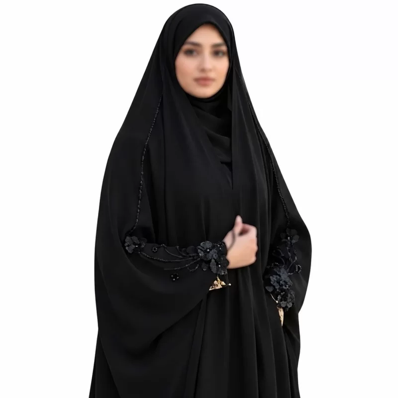 چادر مشکی عربی جده جواهر دوزی محدیث