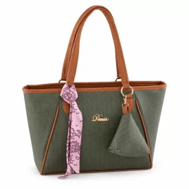 کیف دستی زنانه چرم مصنوعی کد 5652 سبز