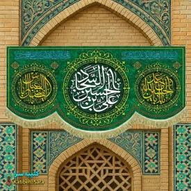 کتیبه مخمل امام سجاد (ع)