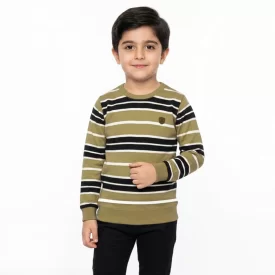 بلوز پسرانه طرح رامشان رنگ زیتونی