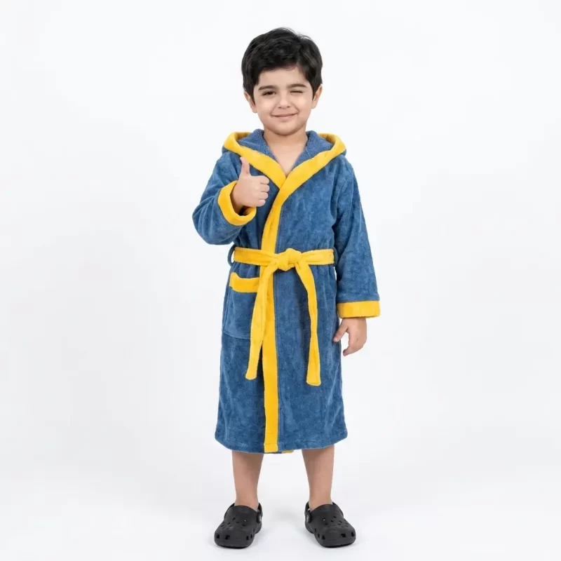 حوله تنپوش پسرانه رنگ زرد خرجکار آبی