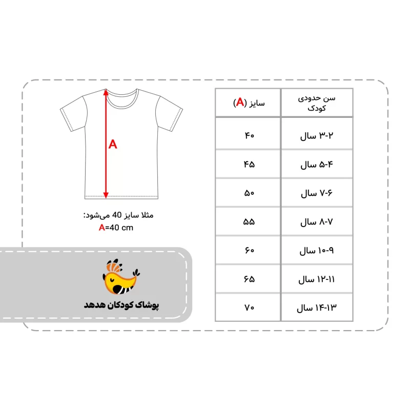 راهنمای سایز