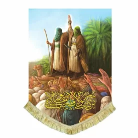 کتیبه مخمل نقاشی عمودی غدیر خم