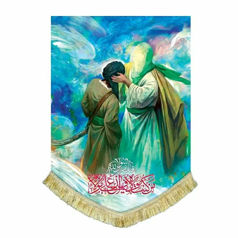 کتیبه مخمل نقاشی عمودی غدیر خم