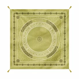 سفره مخمل ماهد 02 - کرم 140×140