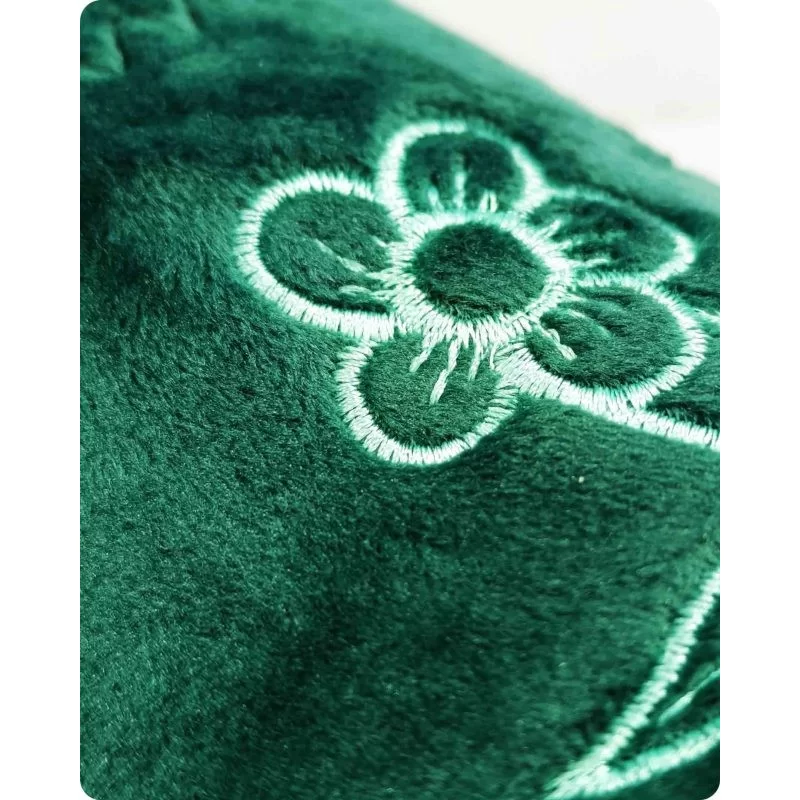 دمپایی مخمل روفرشی طرح گزر 2