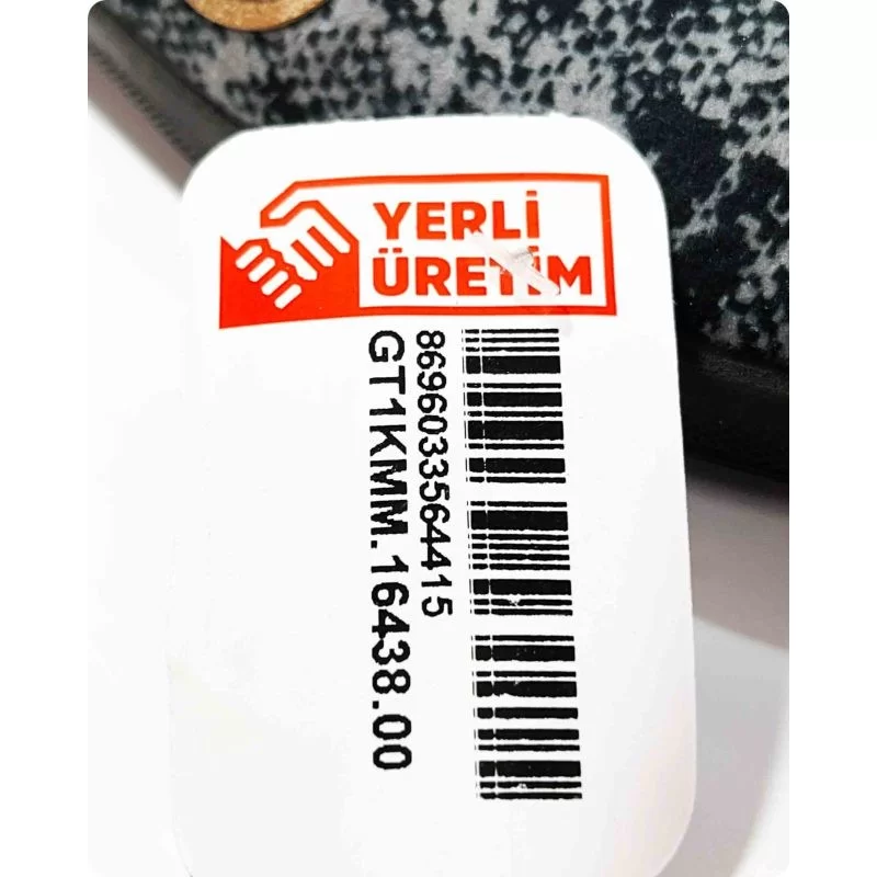 دمپایی زمستانی مردانه طرح گزر مدل پیکسل مشکی 7