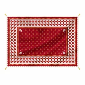 سفره مخمل پرنیان - قرمز 100×140