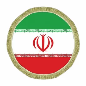 کتیبه مخمل دایره ای پرچم ایران