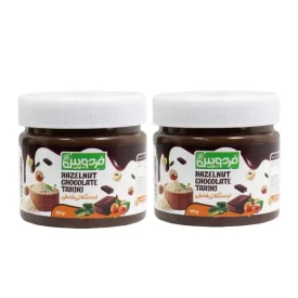 ارده شکلاتی فندقی حلوایی فردوس - 260 گرم بسته 2 عددی