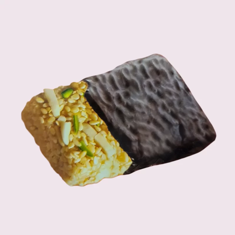 معجون کنجدی با روکش شکلات فوکاپیت آب حیات سم سم - 450 گرم