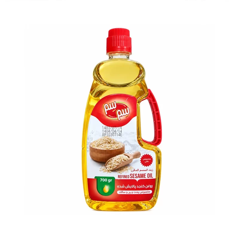روغن کنجد پالایش شده آب حیات سم سم - 700 گرم