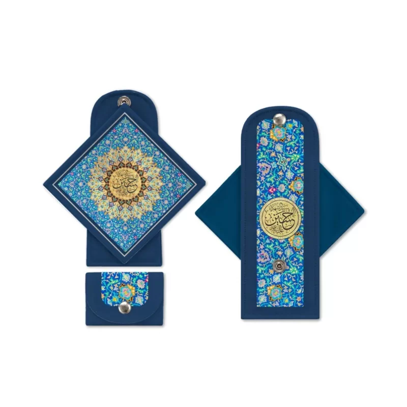 جانماز  دکمه دار مخمل سید الشهدا الحسین علیه السلام کد 2955