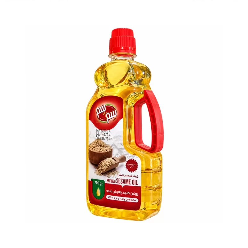 روغن کنجد پالایش شده آب حیات سم سم - 700 گرم