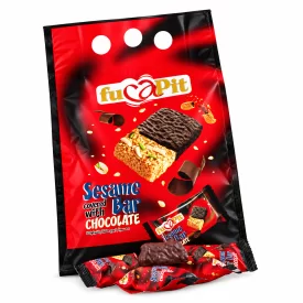 معجون کنجدی با روکش شکلات فوکاپیت آب حیات سم سم - 450 گرم