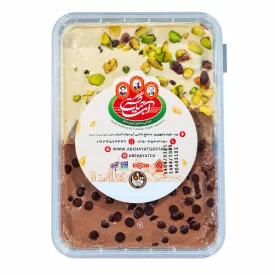 حلوا ارده دو رنگ سم سم
