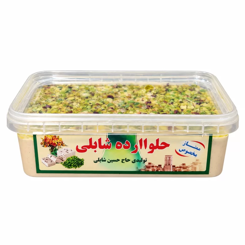 حلوا ارده پسته ای ممتاز شابلی - 800 گرم