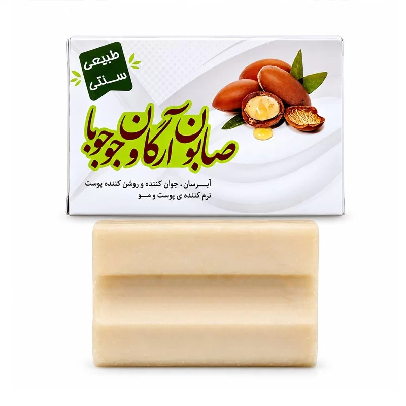 صابون آرگان و جوجوبا طوبی وزن 100 گرم