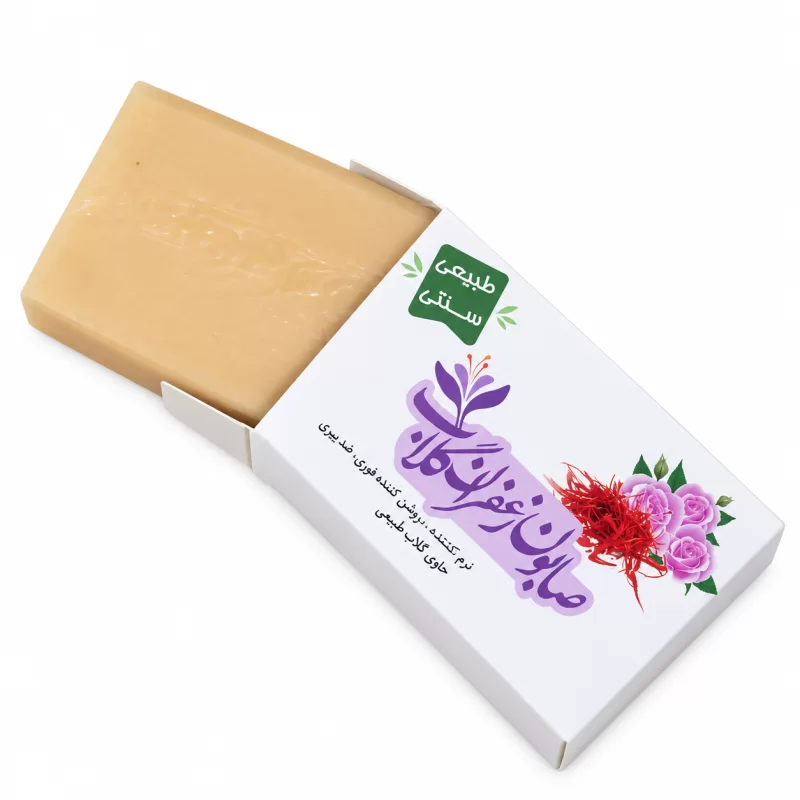 صابون زعفران گلاب طوبی - 100 گرم