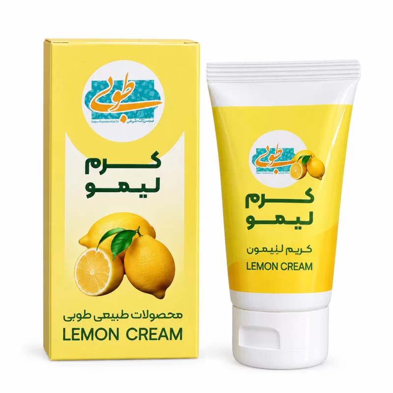 کرم لیمو دست ساز طوبی وزن 40 گرم