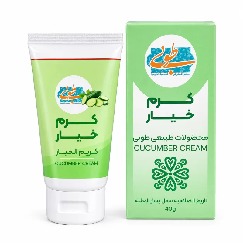 کرم خیار دست ساز طوبی وزن 40 گرم