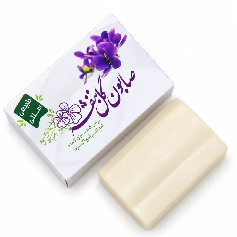 صابون گل بنفشه طوبی وزن 100 گرم