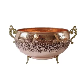 آجیل خوری قلم زنی مسی مدل اطلس کد 3