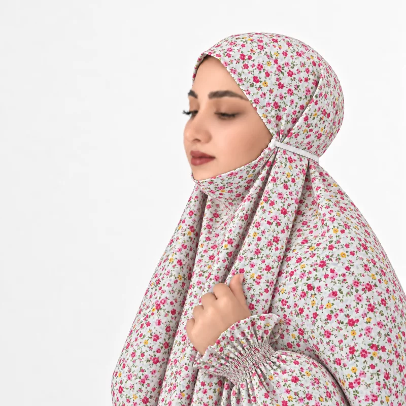 چادر نماز آستین‌ دار سایز 180 طرح 3