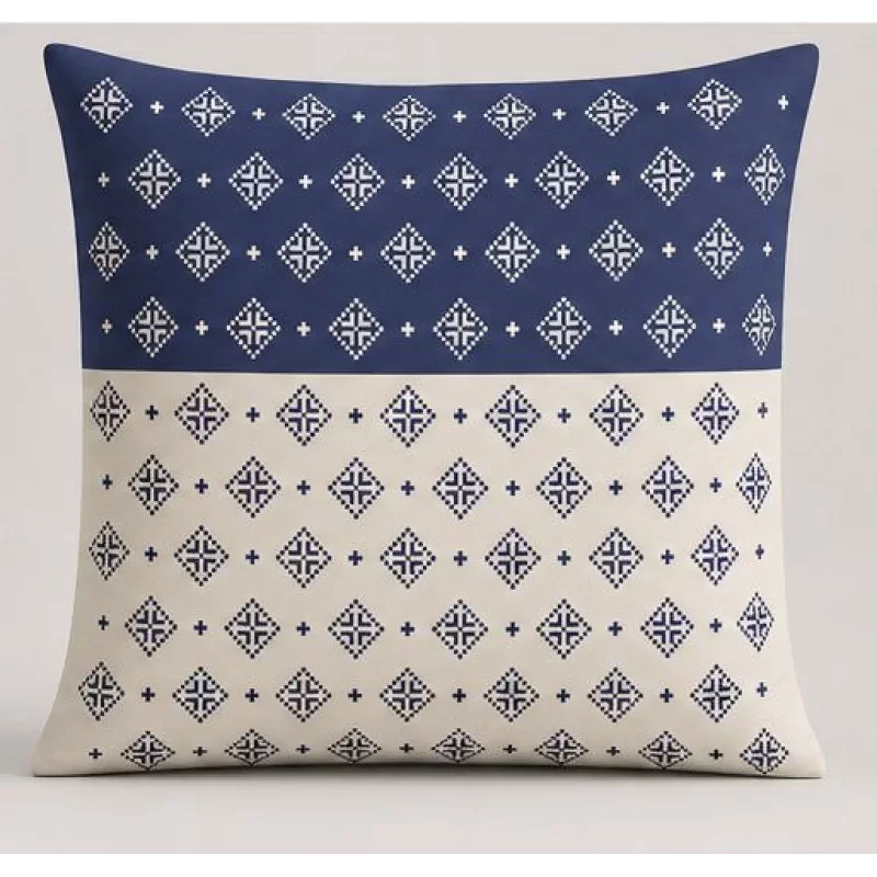 کوسن مخمل طرح زیلو 44×44