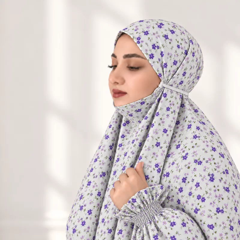 چادر نماز آستین‌ دار سایز 170 طرح 1